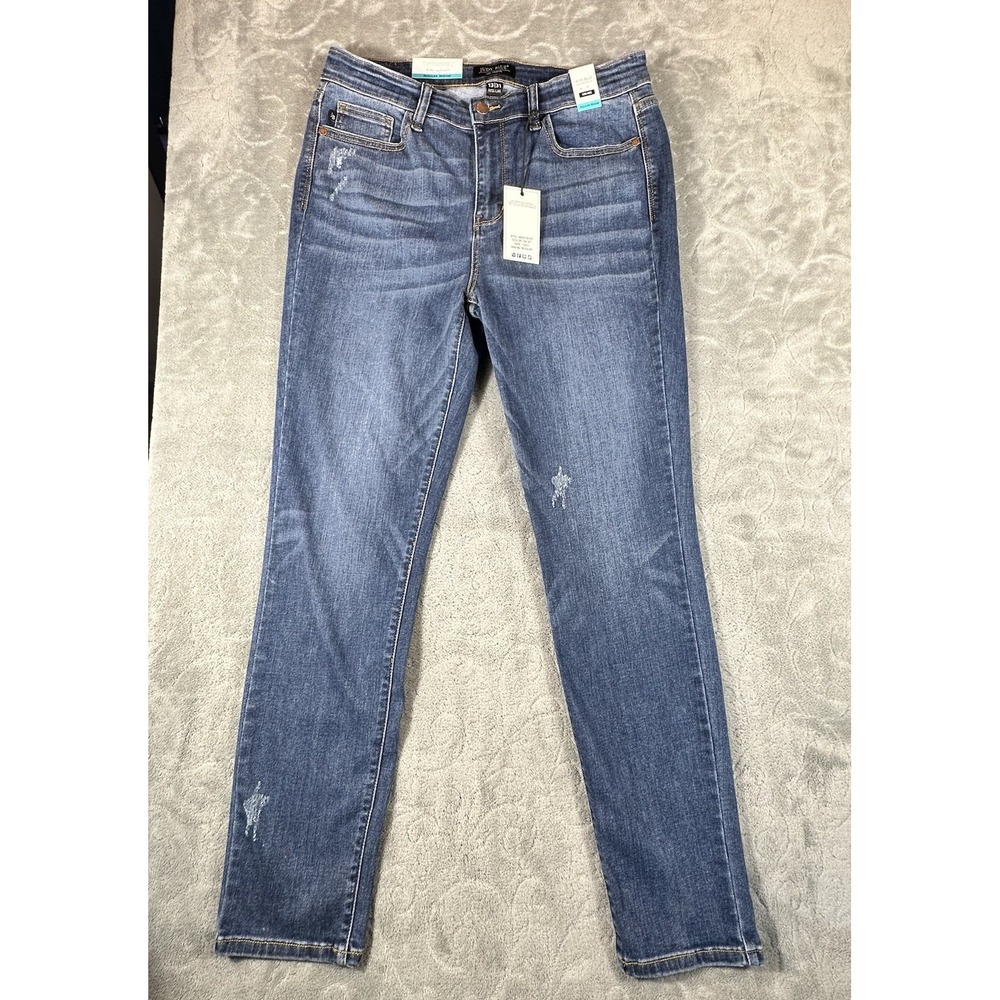 Judy Blue Everyday Relaxed Fit Mid Rise Dark Wash  Jeans 13/31 (32x29) Stretch